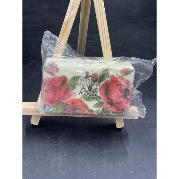 Florinda Rose Vegetal Bar Soap Made In Italy 300g Sapone Rosa 10.56 oz Gift - Picture 1 of 2